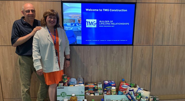 TMG Holds Donation Drive to Support Food Pantry at IAD