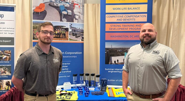 Making Connections at the Virginia Tech Construction Industry Career Fair