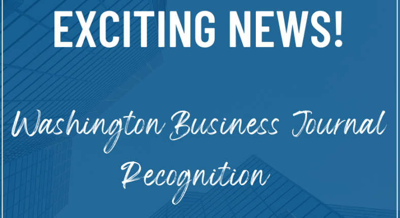Washington Business Journal Achievement